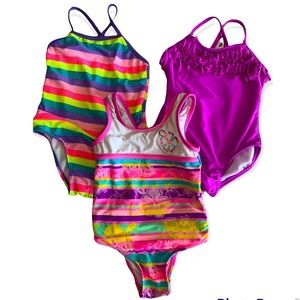 Girls swimsuit lot set of 3 size 3t